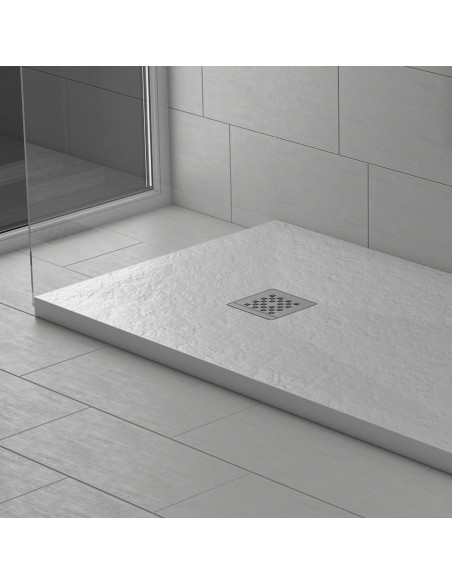 Weißes farbiges Epoxidharz für Duschplatten - Waschbecken - Fliesen