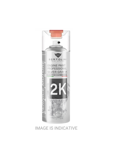 METALLIC GREY 2K Spray High Temperature For...
