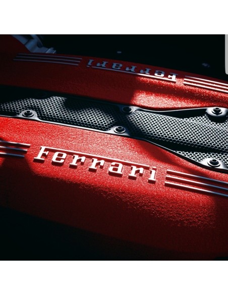 Ferrari-Rot Hochtemperatur-Wrinkle-Spraylack für Motoren - 400ml