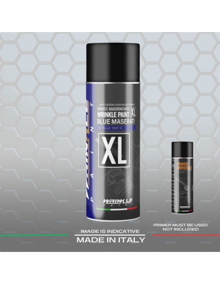 Farbe Schrumpflack Spray Blau Maserati XL Hochtemperaturmotor - 400ml