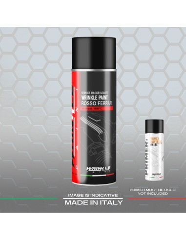 Ferrari-Rot Hochtemperatur-Wrinkle-Spraylack für Motoren - 400ml