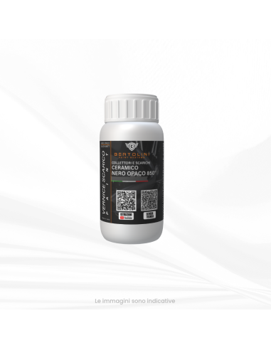 Hochtemperatur-Matte Schwarze Keramikflüssigkeit Lack 650° - 250g