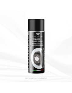 Farbe Spray Zange Hochtemperatur-Bremse Schwarz Glänzend 1K