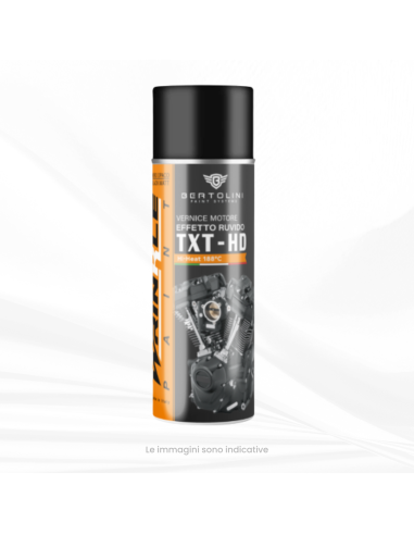 Matt Schwarz Texturiert - Spray Hochtemperatur-Motorlack Falteneffekt - 400ml