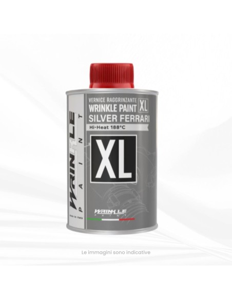 Faltenlack Ferrari Silber Grau XL (Metal Gray) Hochtemperatur - 500g